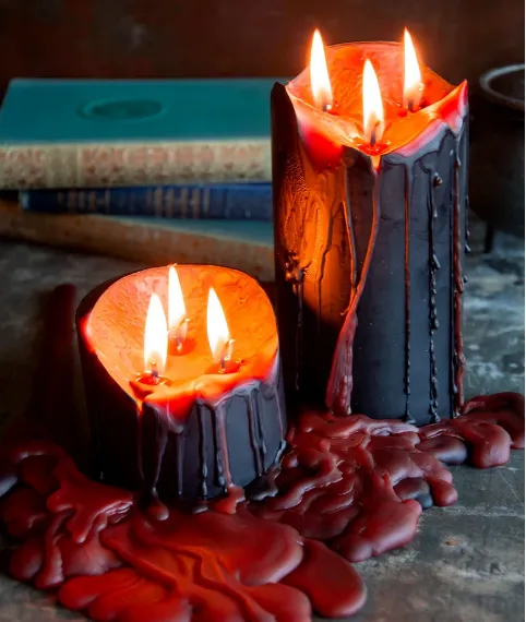 Bougie sanguine pour vos petits vampires