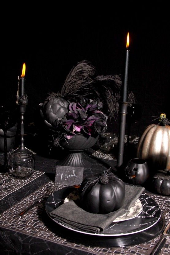 Table chic et macabre 🖤